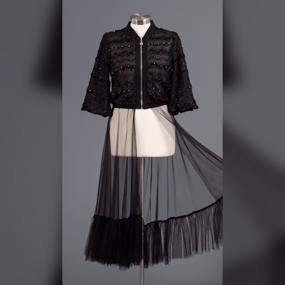 Sheer Black Dress - Picture 2 of 4